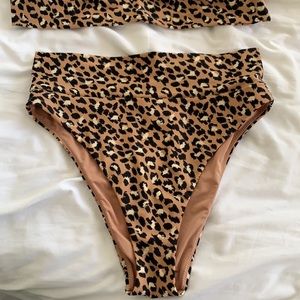 Aerie Cheetah Print high waist bottom